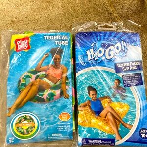 2 - Summer Water Accessories, 1 Tube, 1 Star